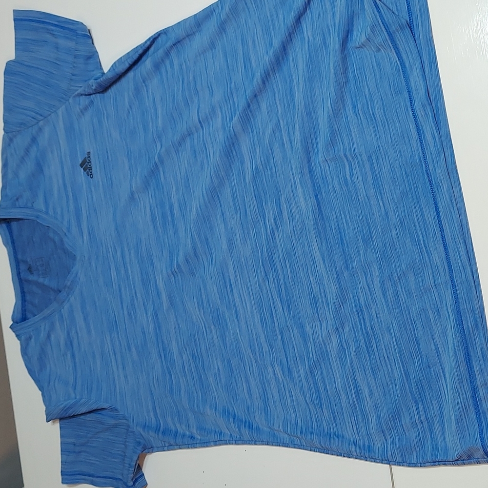 Adidas purplish blue work out top